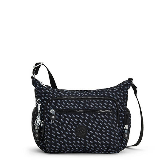 Sacs Crossbody Kipling Gabbie Small Printed Bleu Blanche | FR 2066SG
